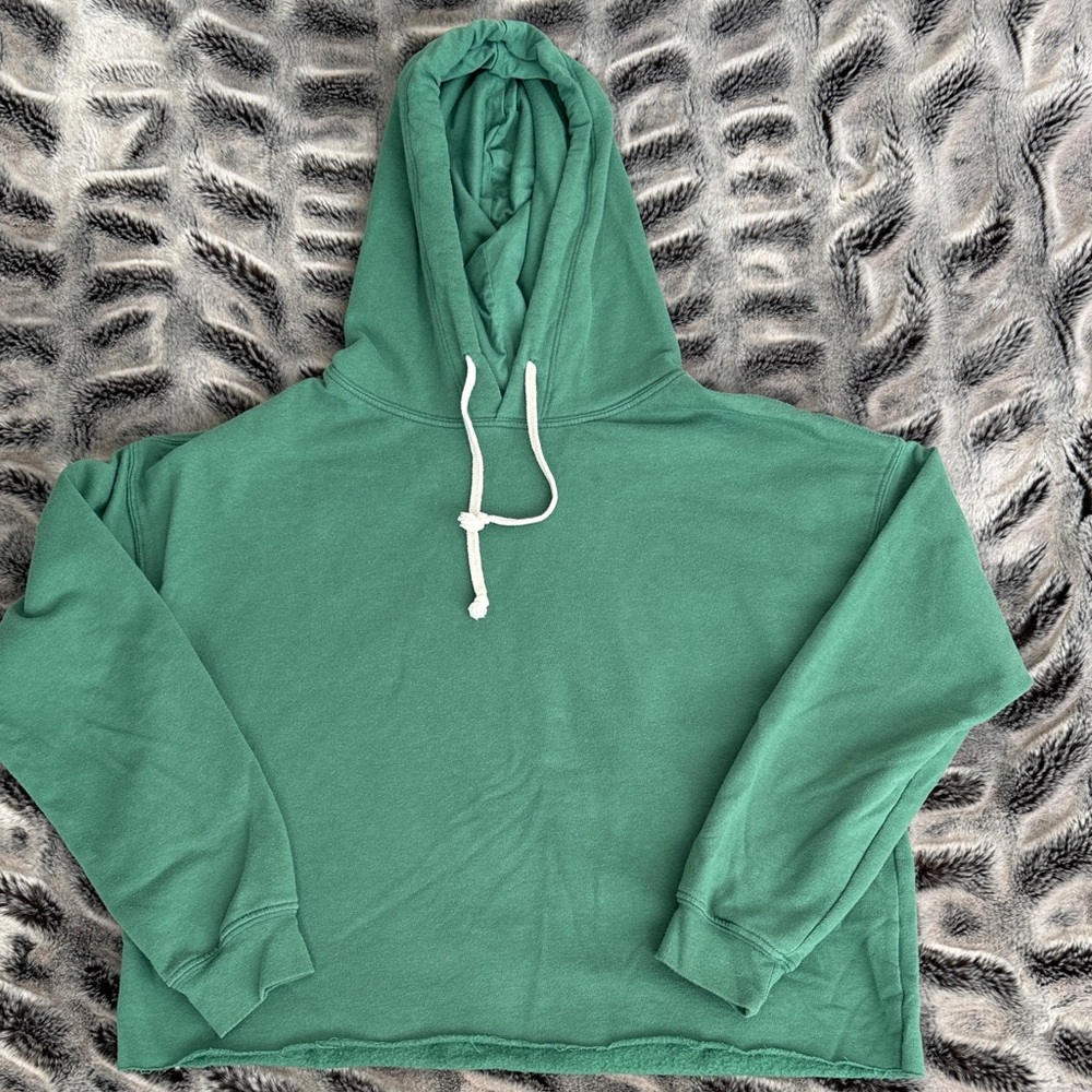 Treasure & Bond Green Hoodie SweaterSize S